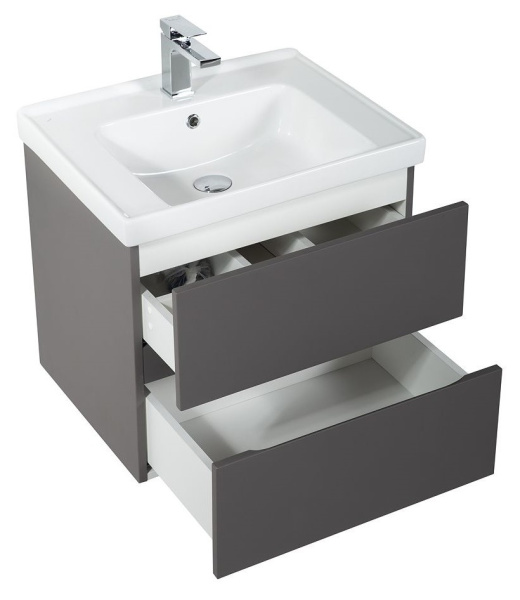 База под раковину напольная Art&max AM-Techno-700-2C-SO-ZB815 Смоки софт