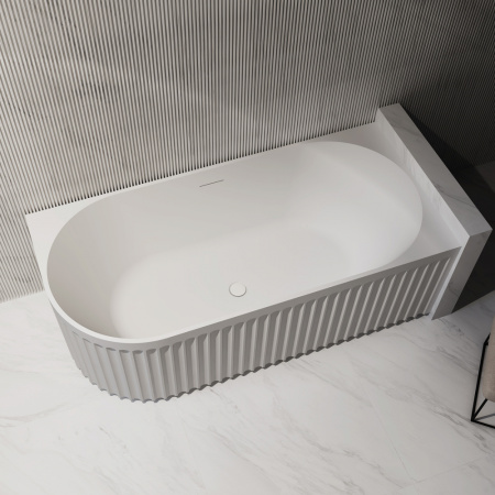 Акриловая ванна (150х75) ABBER AB9412-1.5 R без гидромассажа, белый