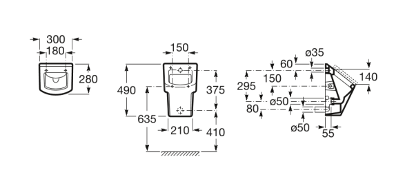 Писсуар Roca Hall 353623000