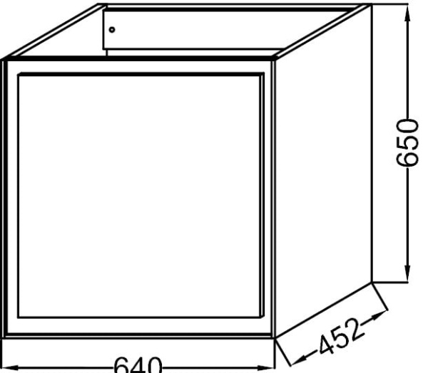 Тумба под раковину Jacob Delafon Rythmik Pure EB1770-M53