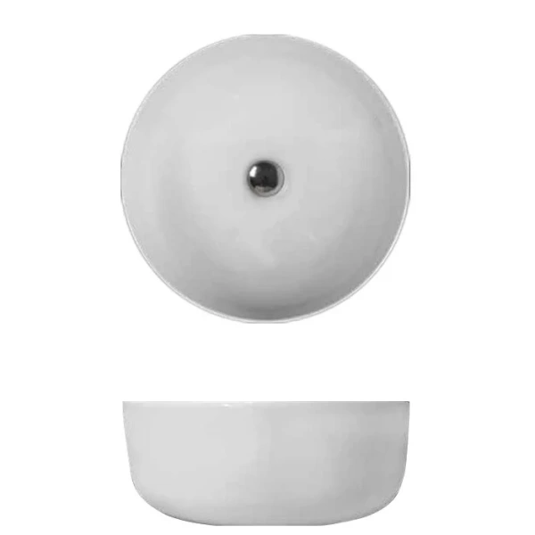 Раковина накладная (40х40) Kerasan Nolita 534430 белый матовый