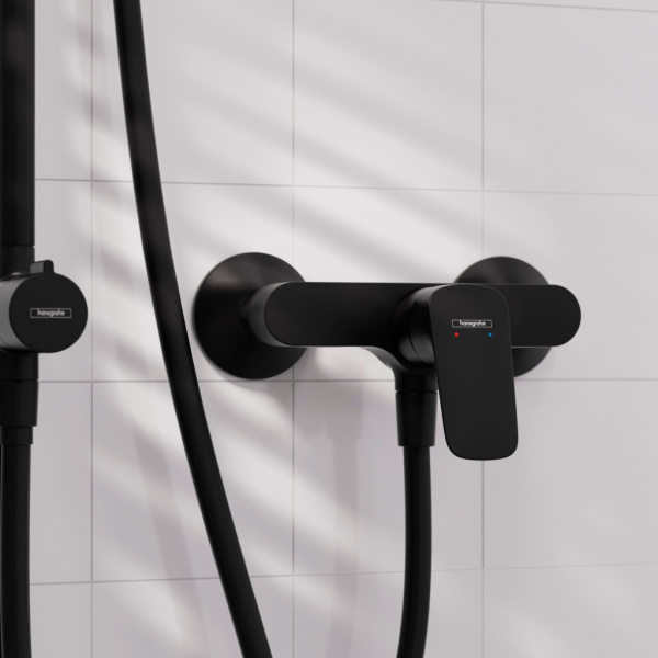 Смеситель для душа Hansgrohe Logis 71601670 черный матовый