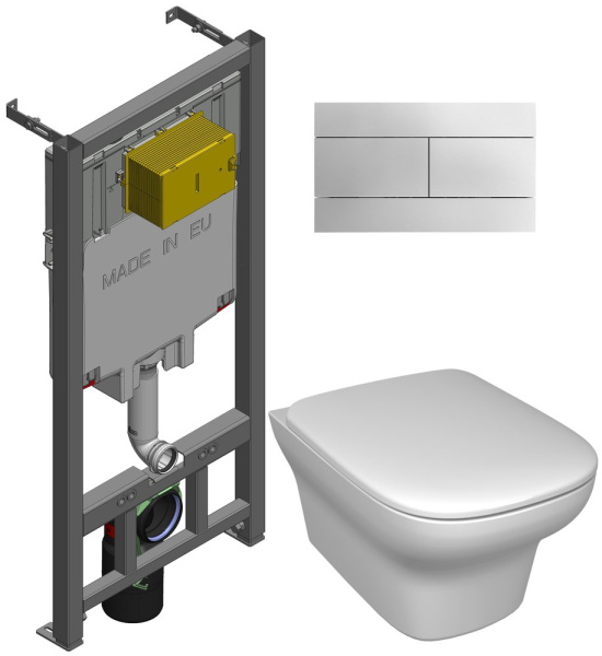 Комплект унитаз с инсталляцией Jacob Delafon Struktura E21747RU-00