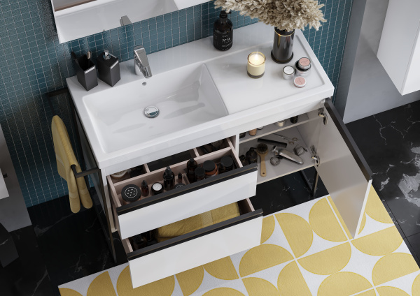 Раковина полувстраиваемая (100х46) Roca The Gap Plus   3270MB004 левая