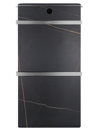 Полотенцесушитель электрический с каменной плитой Черный мрамор WONZON & WOGHAND STUTTGART, Темный графит WW-A504-GM