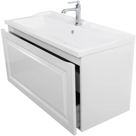 Тумба под раковину Cezares GIUBILEO-N-100-1C-SO-BL Bianco Lucido