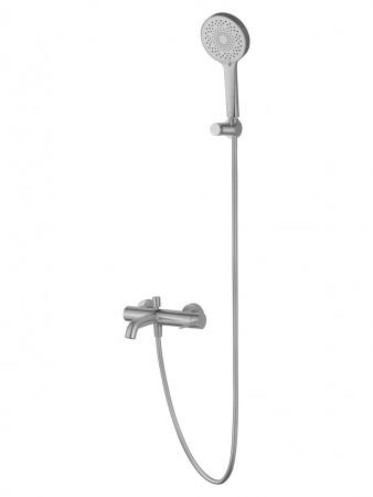 Смеситель для ванны с душем WONZON & WOGHAND STICK, брашированный никель WW-88639017-BN