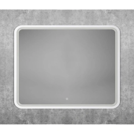 Зеркало с подсветкой Art&Max GENOVA AM-Gen-900-800-DS-F-White сенсорным выключателем
