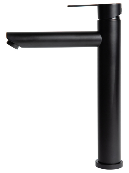 Смеситель для накладной раковины однорычажный высокий Agger Easy A3112144 черный матовый