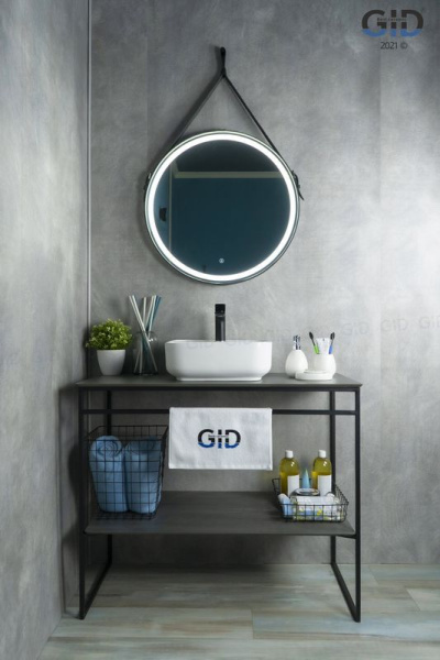 Раковина накладная (38,5х38,5) Gid N9044