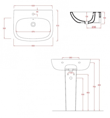 Колонна ArtCeram Ten TE56 (TEC003 01;00)