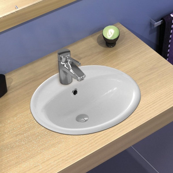 Раковина встраиваемая сверху (58х49) Serel 1841