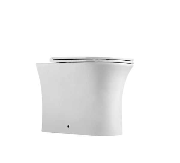 Унитаз приставной Agger AT01200 безободковый, сиденье с микролифтом