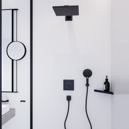Полка угловая Hansgrohe AddStoris 41741670 черный матовый