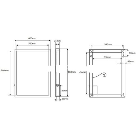 Зеркало, с подсветкой Bemeta Hotel Equipment 127201679