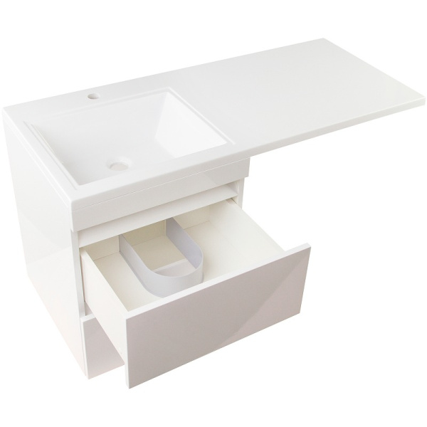 Тумба под стиральную машину подвесная Style Line Даллас СС-00002351 белый