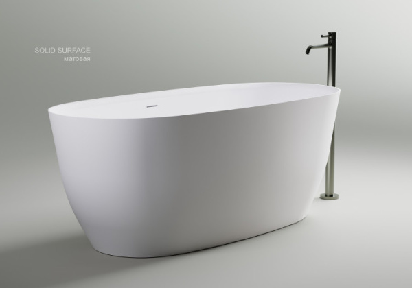 Ванна из искусственного камня Astra-Form Атрия RAL (160х75) 01010091 RAL матовый  Ванна из искусственного камня Astra-Form Атрия RAL (160х75) 01010091 RAL матовый