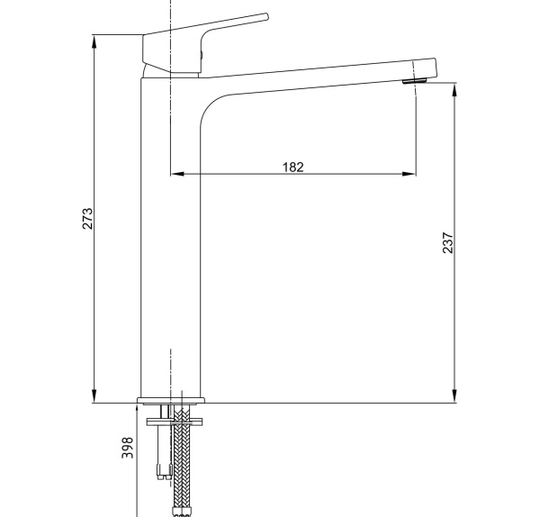 Смеситель для раковины E.C.A. Tiera 103388002EX