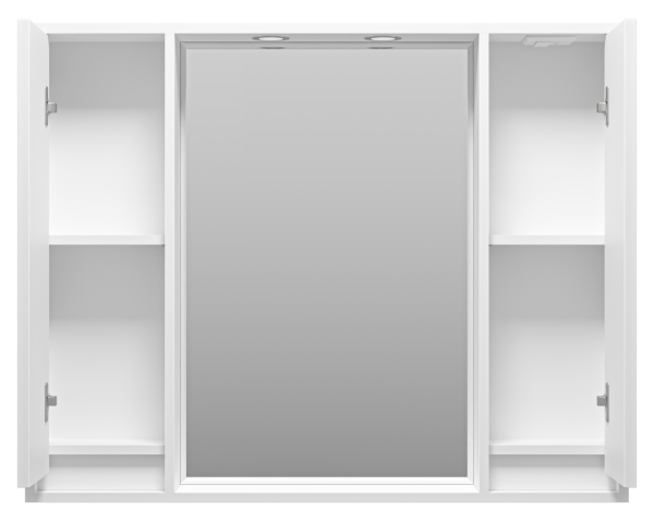 Зеркальный шкаф (98х80) Brevita Balaton 100  BAL-04100-01-011