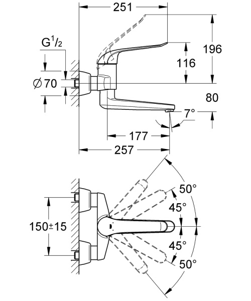 Смеситель однорычажный для раковины Grohe Euroeco Speсial 32773 000 (32773000) Смеситель однорычажный для раковины Grohe Euroeco Speсial 32773 000 (32773000)