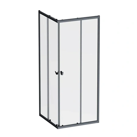 Душевой уголок (80х80) Am.Pm Sunny W87G-403-8080-BT черный матовый