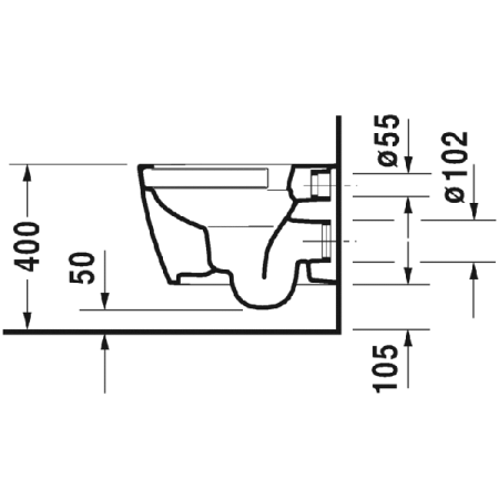Унитаз Duravit ME by Starck 2530090000