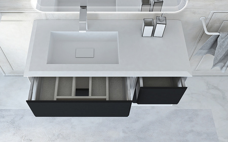 Шкаф подвесной Cezares Bellagio 54718 Grafite