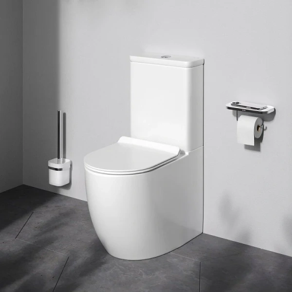 Напольный унитаз-компакт Am.Pm Like C808600SC, с сиденьем микролифт