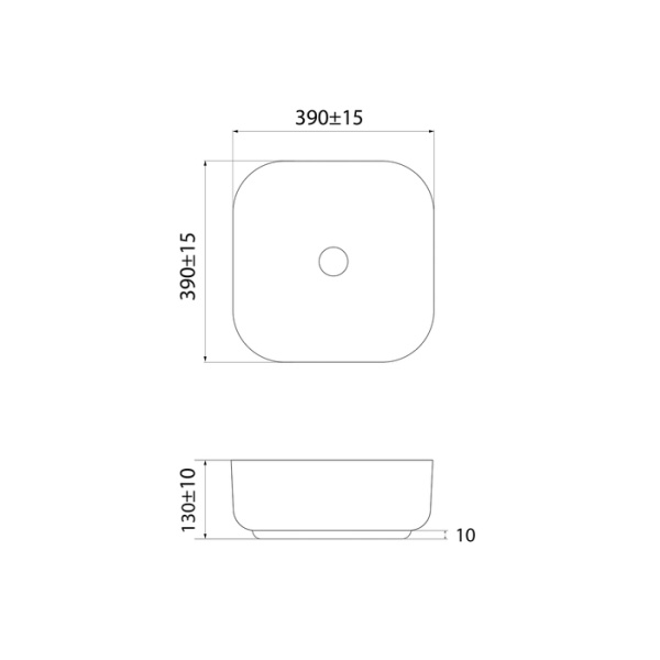 Умывальник накладной Iddis Bridge, белый (BRIWS04i27)