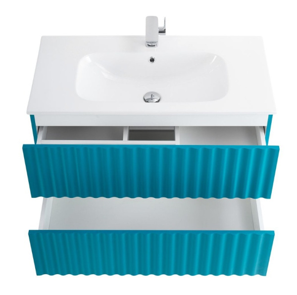 База под раковину Art&Max Еlegant AM-ELEGANT-900-2C-SO-TM-LED Бирюзвый матовый