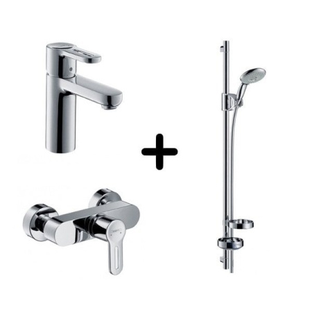 Комплект смесителей Hansgrohe Metropol S 14061000+14661000+27881000