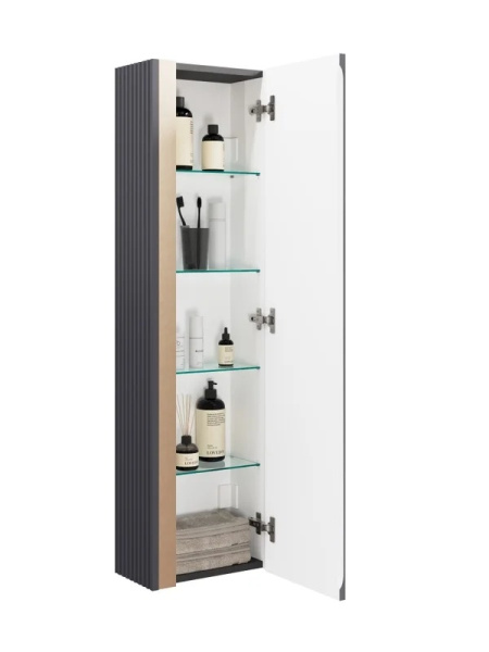 Пенал подвесной 35 см Jorno Filoro Fil.04.120/P/A/JR черный