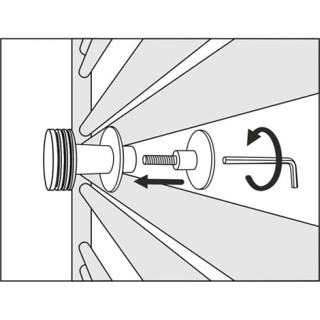 Полка прямая Сунержа 37 см. 00-2012-0370