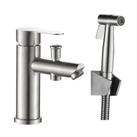 Смеситель для раковины с гигиеническим душем Haiba HB12801