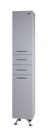 Мебель для ванной "Водолей А+ " Пенал Ницца белый