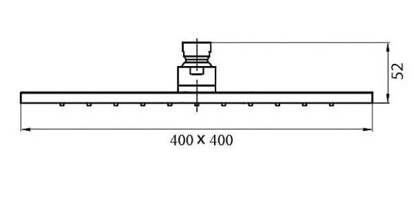 Верхний душ Cezares Articoli Vari CZR-H-SPIN-40