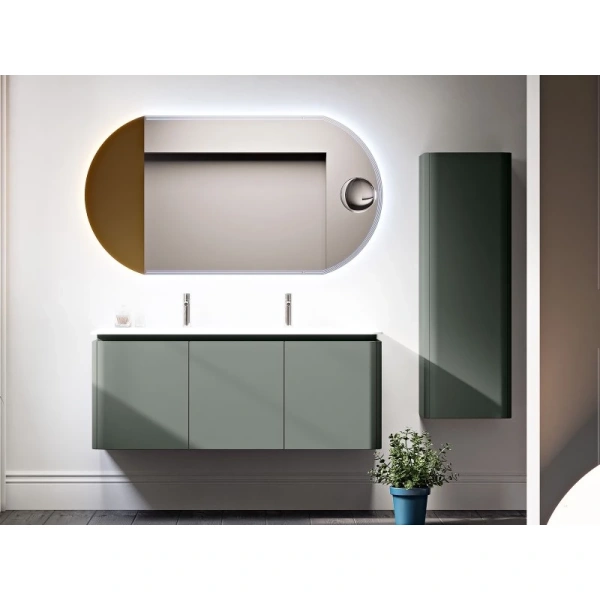 Тумба под раковину 140 Cezares Stylus 55299 Verde Opaco (без раковины)