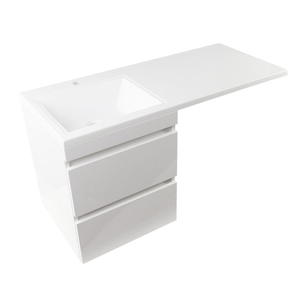 Тумба под стиральную машину подвесная Style Line Даллас СС-00000704 белый