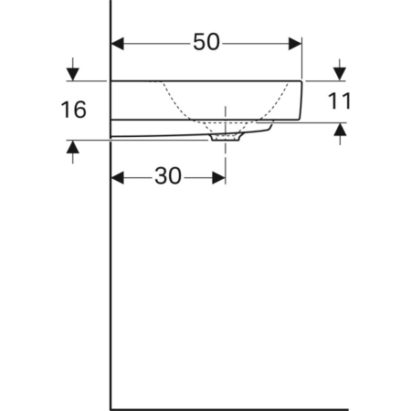 Раковина Geberit Citterio 500.548.01.1