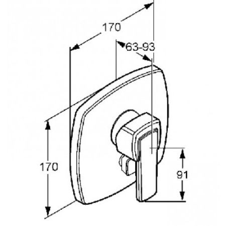 Панель для душа Kludi Q-Beo 506550575