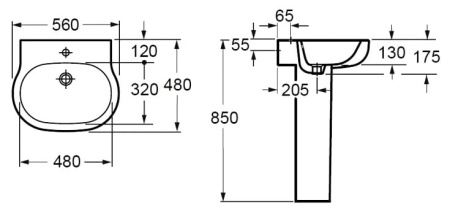 Пьедестал BelBagno Caprese BB1010P