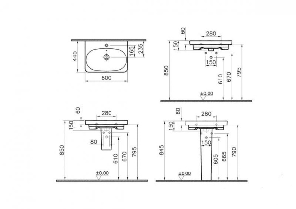 Пьедестал Vitra Nest 5690B003-0156