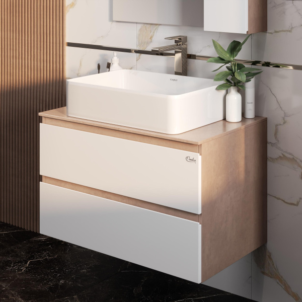 Тумба под раковину подвесная Onika Алеста 80 108054 без столешницы