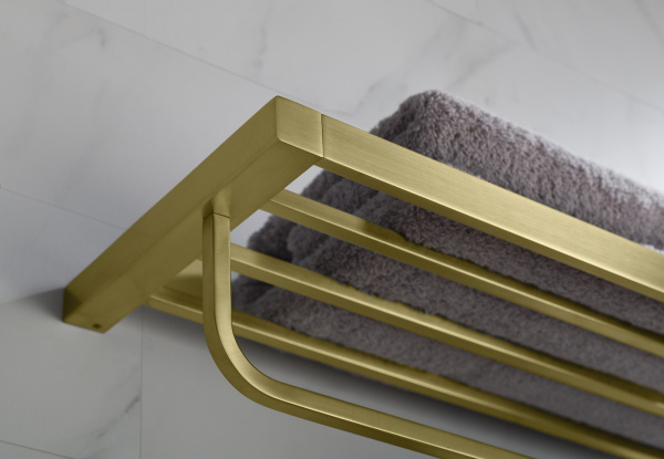 Полка для полотенец Timo Selene золото матовое 17058/17