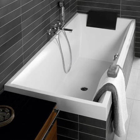 Ванна квариловая Villeroy & Boch Squaro 170х75, StarWhite (UBQ170SQR2V-96)