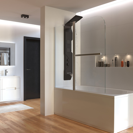 Душевая шторка на ванну (120x140) Taliente TA-1214CP