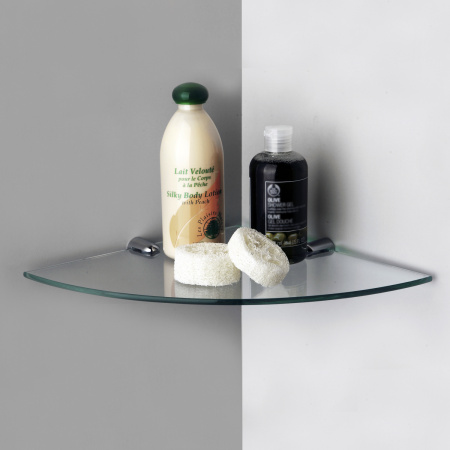 Полка  стеклянная угловая WasserKRAFT K-533