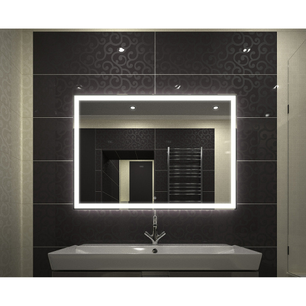 Зеркало с подсветкой (120x80) Continent Mercury ЗЛП934