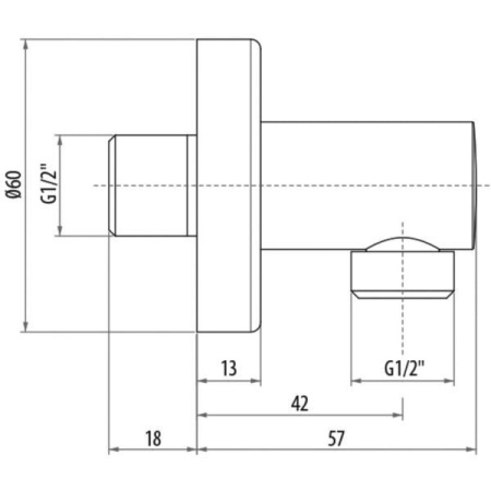 Шланговое подключение Gattoni PD PRACI10C0cr