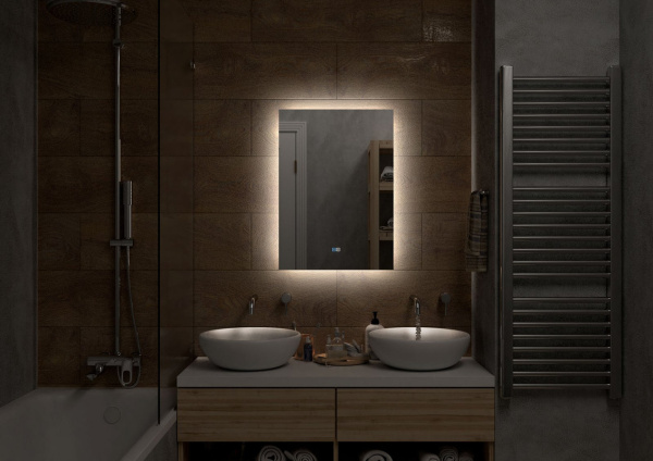 Зеркало с подсветкой (70x100) Continent Torry ЗЛП2281